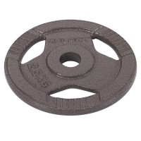 Млинці (диски) сталеві з хватом d-30мм Zelart TA-7790-2_5 2,5 кг чорний