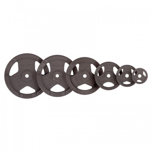 Млинці (диски) сталеві з хватом d-30мм Zelart TA-7790-2_5 2,5 кг чорний