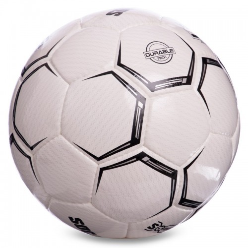 Мяч футбольный SOCCERMAX FIFA FB-0001 №5 PU белый-черный