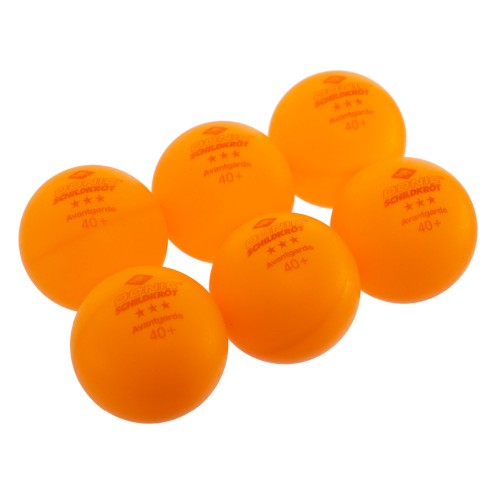 Набір м'ячів для настільного тенісу 6 штук DONIC MT-658038 AVANTGARDE 3star помаранчевий