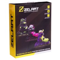 Роликовые коньки раздвижные Zelart Z-2920 размер 31-38 цвета в ассортименте