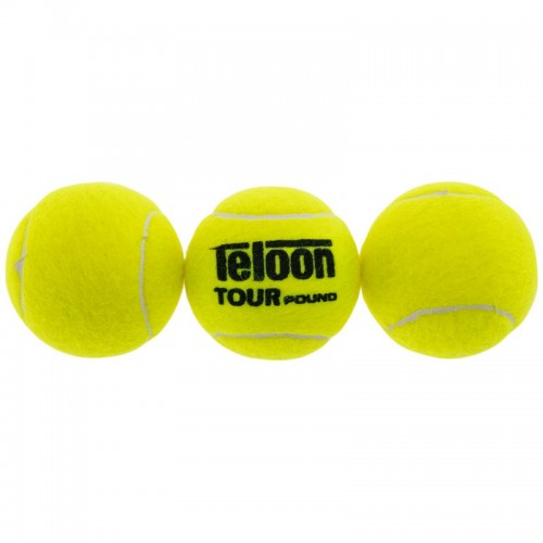 Мяч для большого тенниса TELOON POUND 4шт WZT828004 салатовый