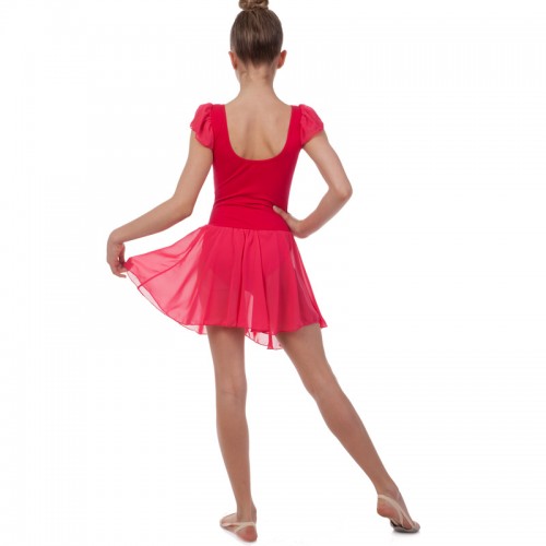 Сукня для танців (бейсик) з коротким рукавом Ліхтарик Lingo CHD01 розмір-M-XL кольору в асортименті