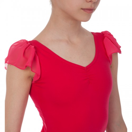 Сукня для танців (бейсик) з коротким рукавом Ліхтарик Lingo CHD01 розмір-M-XL кольору в асортименті