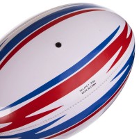 М'яч для регбі LEGEND FB-3288 №5 PVC білий-червоний-синій