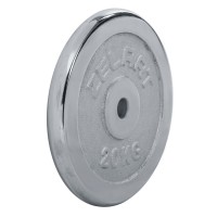 Блины (диски) хромированные d-30мм Zelart TA-7786-20 20кг