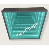 Зеркало с эффектом бесконечности 3D Уют-Спорт. (Квадратное) Для сенсорной комнаты.
