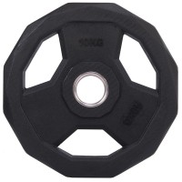 Блины (диски) полиуретановые SC-3858-10 51мм 10кг черный