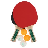 Набір для настільного тенісу 2 ракетки, 4 м'ячі з чохлом DONIC MT-788498 Champs 400 кольори в асортименті