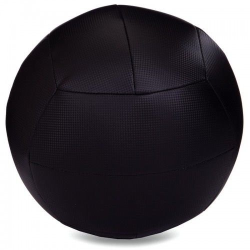 Мяч набивной для кросфита волбол WALL BALL Zelart FI-5168-10 10кг черный-синий