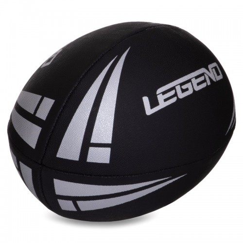 Мяч для регби LEGEND FB-3291 №5 PVC черный