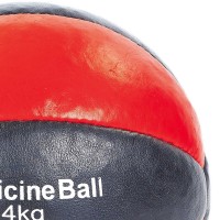 М'яч медичний медбол MATSA Medicine Ball ME-0241-4 4 кг червоний-чорний