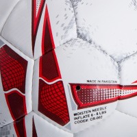 М'яч футбольний CORE PROF CR-002 №5 білий-червоний