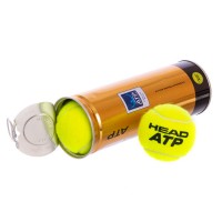 М'яч для великого тенісу HEAD ATP METAL CAN 570303 3шт салатовий