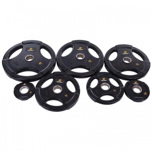 Млинці (диски) гумові Zelart TA-2673-10 51мм 10кг чорний