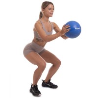 Мяч медицинский слэмбол для кроссфита Record SLAM BALL FI-5165-2 2к синий