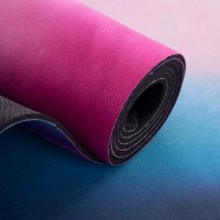 Килимок для йоги Замшевий Record FI-3391-4 розмір 183x61x0,3см райдужний кольоровий