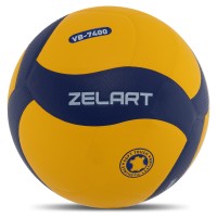 М'яч волейбольний ZELART VB-7400 №5 PU клеєний