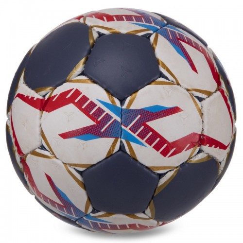 М'яч для гандболу SELECT HB-3661-2 №2 PVC темно-сірий-білий-червоний