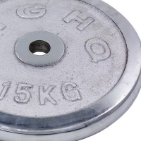 Блины (диски) хромированные HIGHQ SPORT TA-1455-15 30мм 15кг