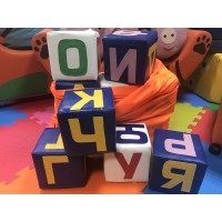 Набор мягких кубиков - Буквы