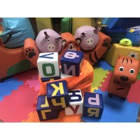Набор мягких кубиков - Буквы