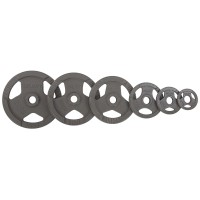 Млинці (диски) сталеві з хватом d-52мм Zelart TA-7791-1_25 1,25кг сірий