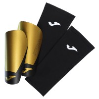 Щитки футбольные с носком Joma J-PRO ORO 400861-901 M-L золотой-черный