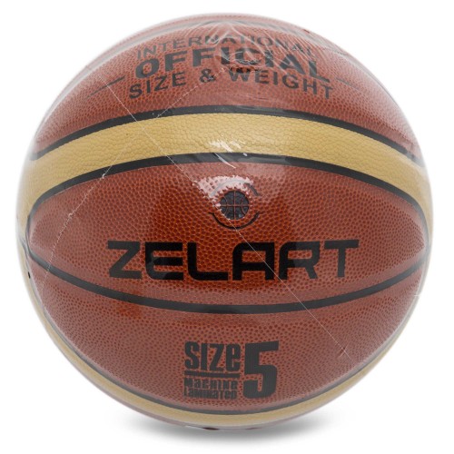 М'яч баскетбольний PU №5 ZELART GAME APPROVED GB4400