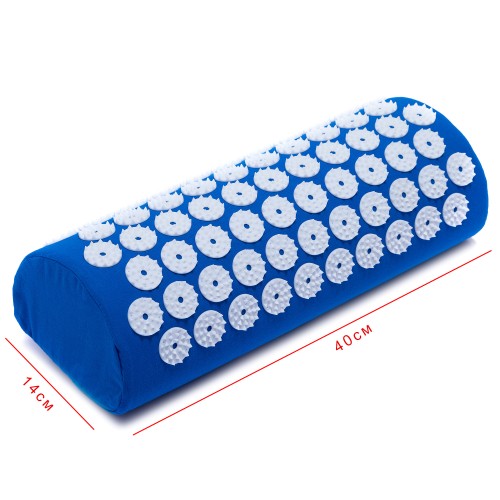 Валік масажний (Acupressure mat) Іплікатор Кузнєцова FI-1710 блакитний