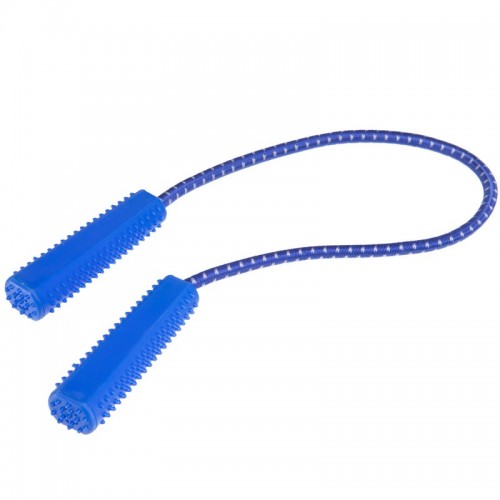 Еспандер трубчастий для фітнесу з масажними ручками SP-Sport FI-3949 68см синій