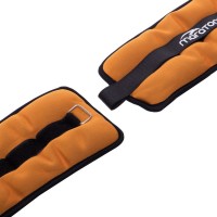 Обтяжувачі-манжети для рук та ніг MARATON FI-3123-2 2x1кг оранжевий-сірий