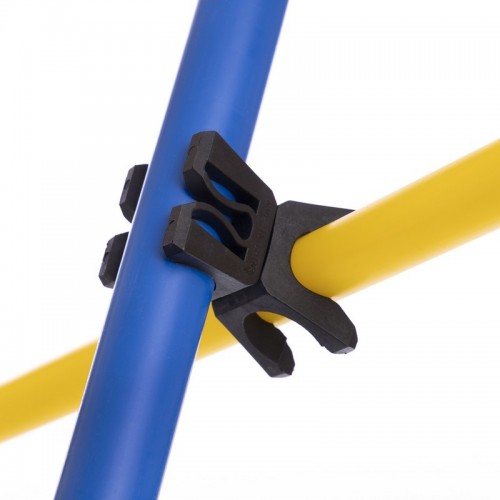 Клипса для крепления палки гимнастической SP-Sport C-4599 диаметр крепления 2,5см черный