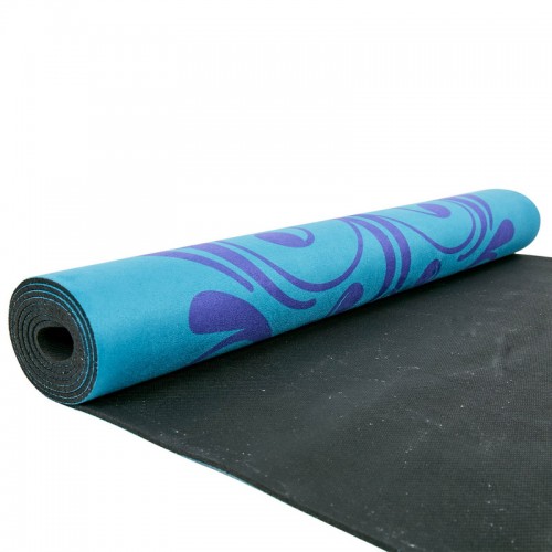 Замшевий Килимок для йоги Record FI-5662-41 розмір 183x61x0,3см синій