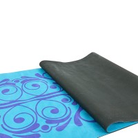Замшевий Килимок для йоги Record FI-5662-41 розмір 183x61x0,3см синій
