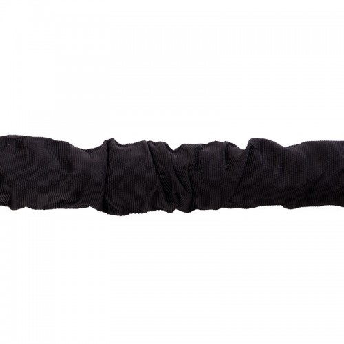 Канат для кроссфита в защитном рукаве BATTLE ROPE Zelart FI-5719-12 12м черный