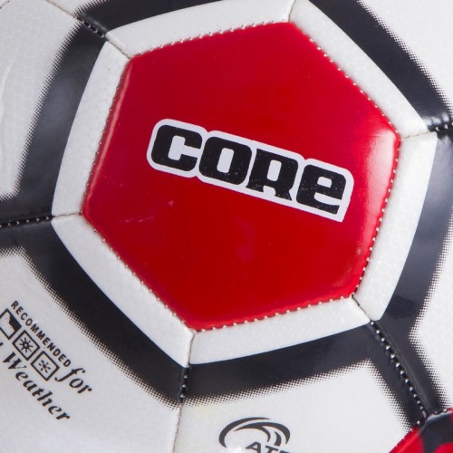 Мяч футбольный CORE ATROX CRM-052 №5 PVC белый-черный-красный