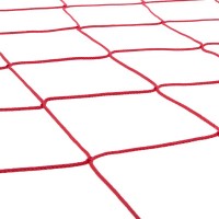 Сетка на ворота футбольные тренировочная с карманами в углах «Евро» SP-Planeta SO-9264 7,5x2,5м красный-белый