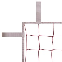 Сітка на ворота футбольна тренувальна з кишенями в кутах "Євро" SP-Planeta SO-9264 7,5x2,5м червоно-білий