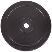 Млинці (диски) гумові SHUANG CAI SPORTS ТА-1445-10 30мм 10кг чорний