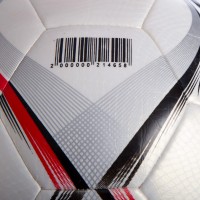 Мяч футбольный HIBRED CORE STRAP CR-014 №5 PU белый-бордовый-черный