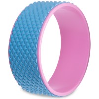 Колесо для йоги массажное SP-Sport Fit Wheel Yoga FI-2438 голубой-розовый