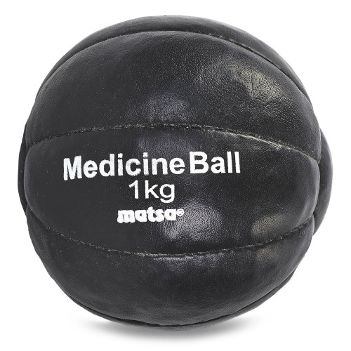 М'яч медичний медбол MATSA Medicine Ball ME-0241-1 1 кг чорний