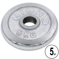 Млинці (диски) хромовані HIGHQ SPORT TA-1802-5 52мм 5кг