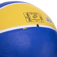 М'яч баскетбольний гумовий SPALDING NBA Team GLDEN Warriors 83515Z №7 синій-жовтий