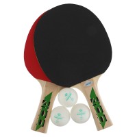 Набор для настольного тенниса 2 ракетки, 3 мяча DONIC Fetzner 400 FSC MT-788468 цвета в ассортименте