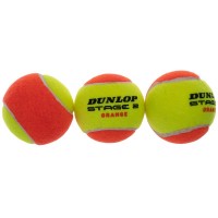 М'яч для великого тенісу DUNLOP STAGE 2 ORANGE DL601339 3шт салатовий