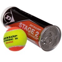 М'яч для великого тенісу DUNLOP STAGE 2 ORANGE DL601339 3шт салатовий