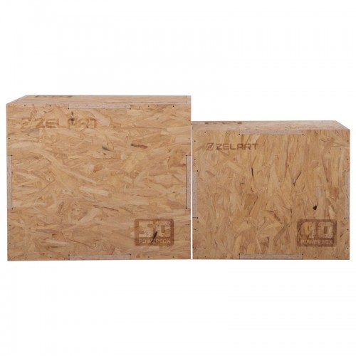 Бокс пліометричний дерев'яний Zelart BOX-WOOD FI-3636-2 1шт 70см