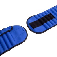 Утяжелители-манжеты для рук и ног наборные со сменным весом Zelart FI-7207 2x2,5кг цвета в ассортименте